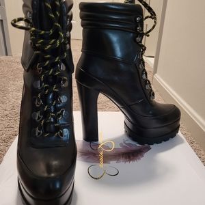 Jessica Simpson Illroy Platform Combat Booties